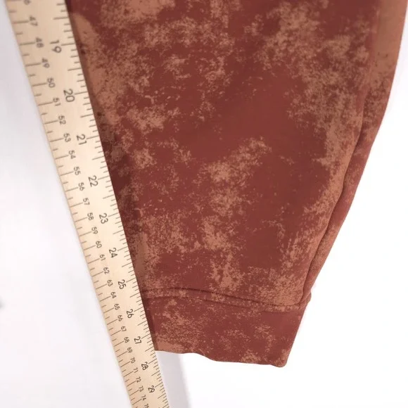 LULULEMON Rust Tie Dye XL Jogger Pants Athletic Mid Rise Logo Mens